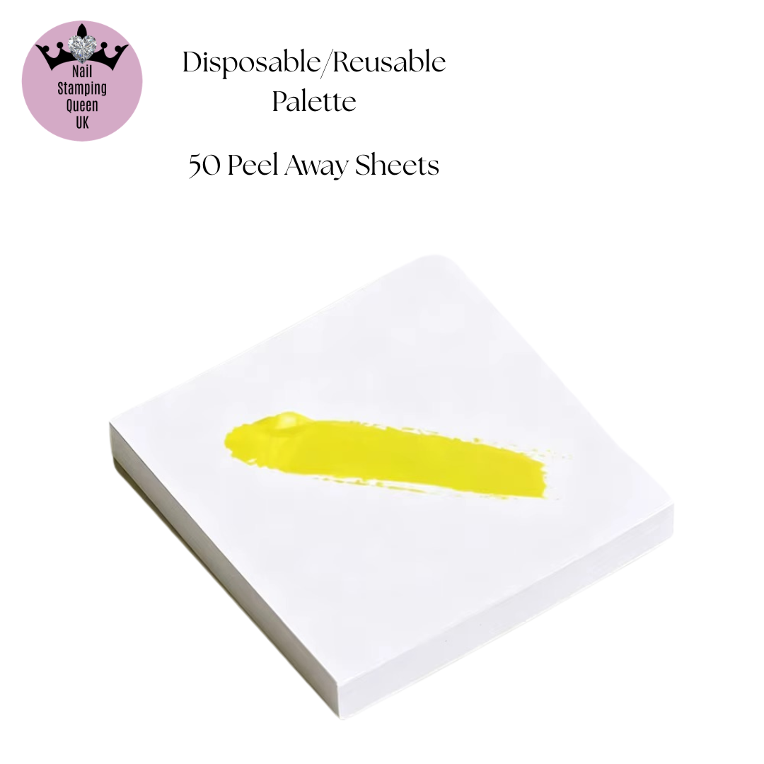 Disposable/Reusable Paper Mixing Palette - 50 Sheets