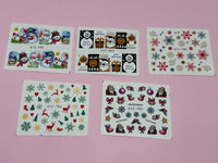 Christmas Water Decal #3 - 10pk