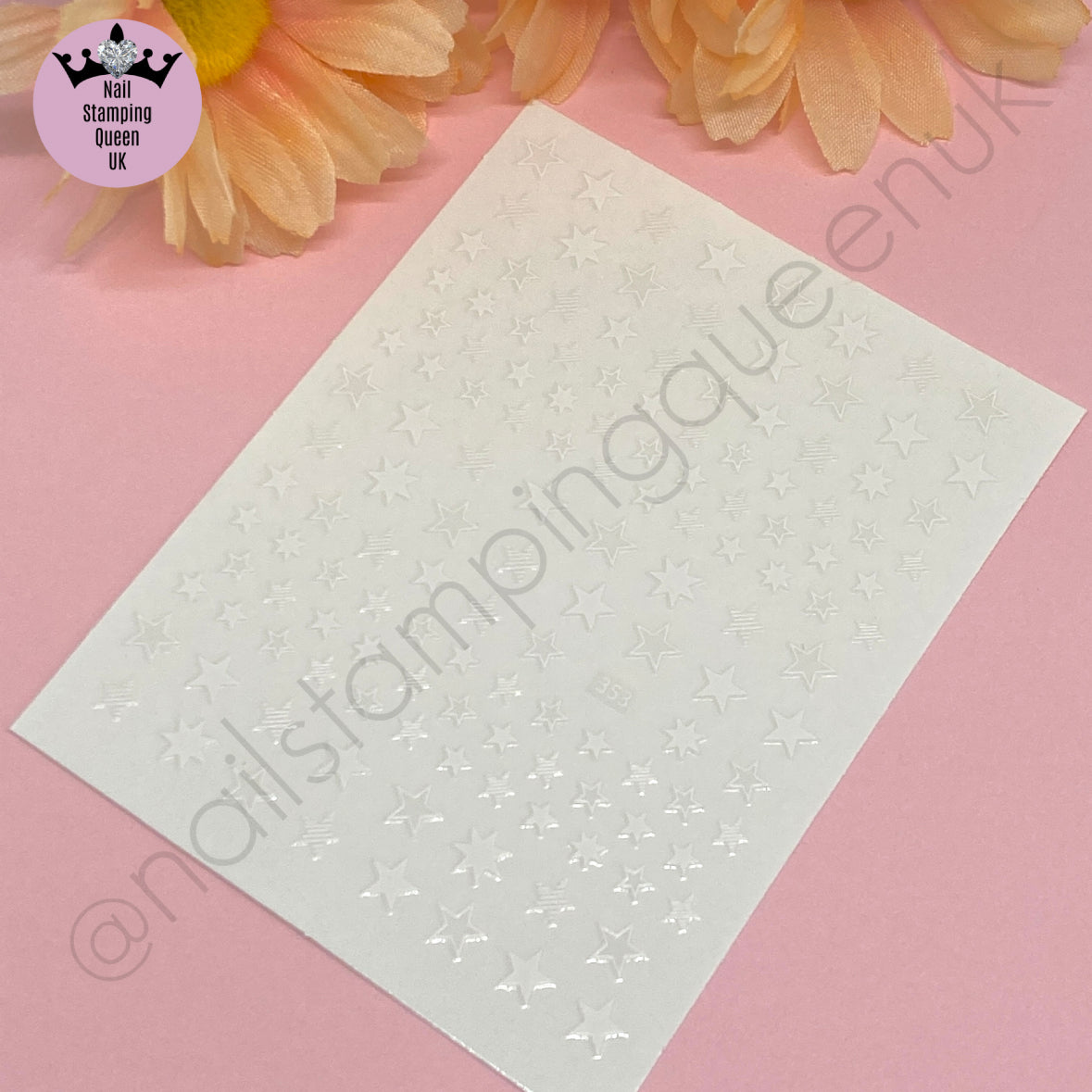 Star Stickers -White