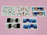 Christmas Water Decal #2 - 10pk