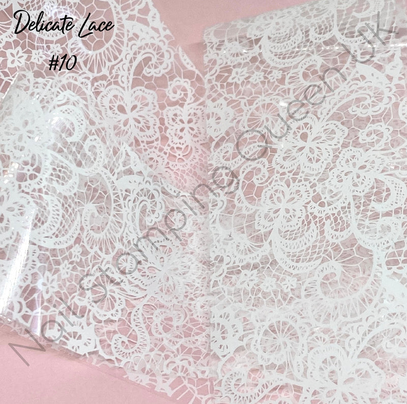 Bridal Delicate Lace Foil Collection