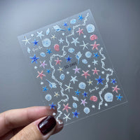 On The Beach Stickers - 3 colourways
