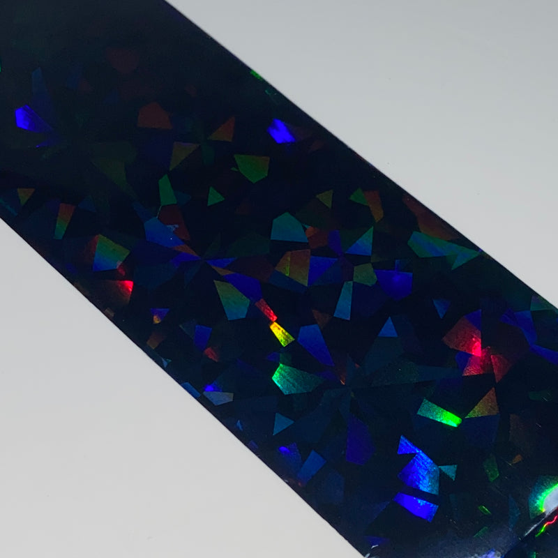 Black Holo Diamond Transfer Foil
