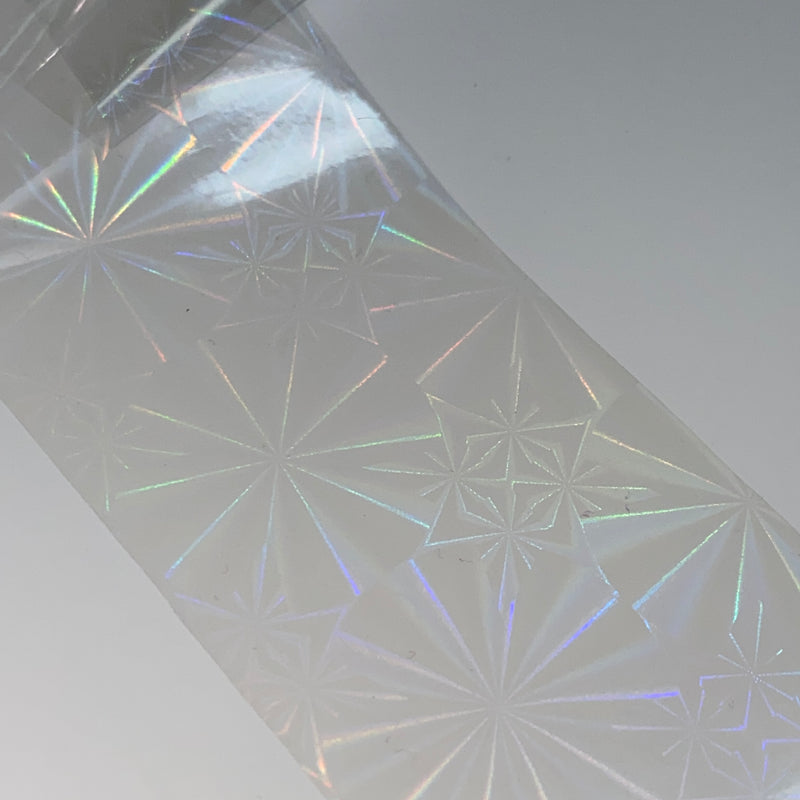 Clear Holo Starburst Transfer Foil