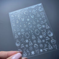 Festive Luxe Christmas Stickers - 2 colours