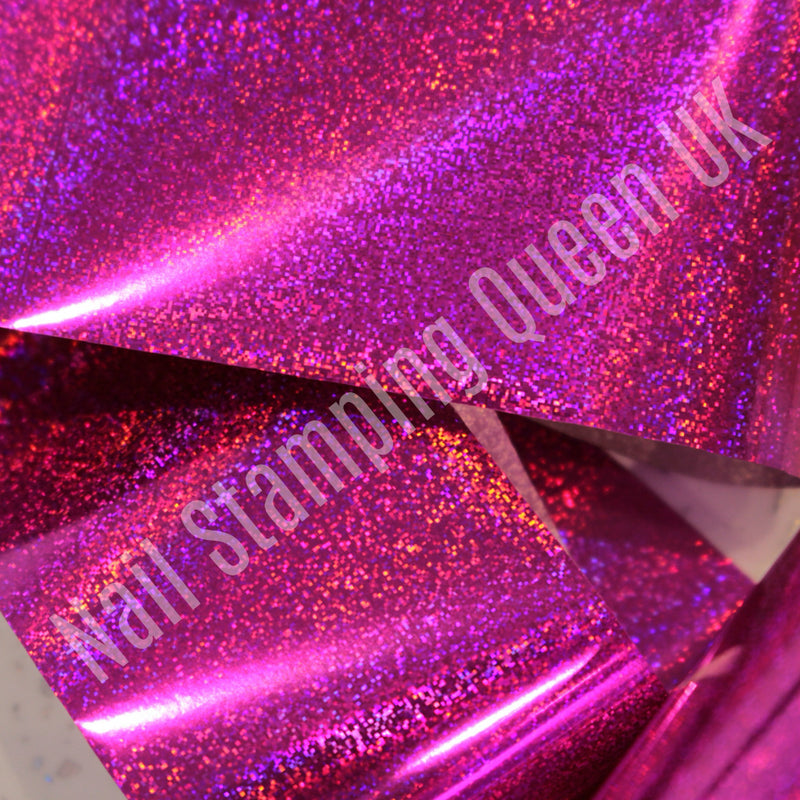 Hot Pink Fizz Transfer Foil