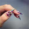 Graffiti Leopard Print Transfer Foil