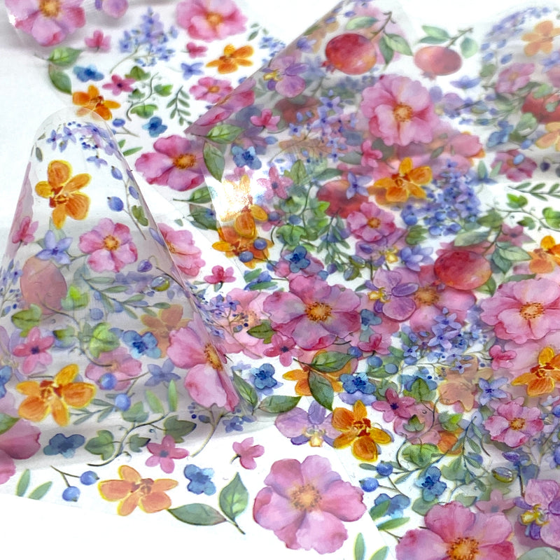 Foxglove Floral Transfer Foil
