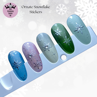 Ornate Snowflake Stickers