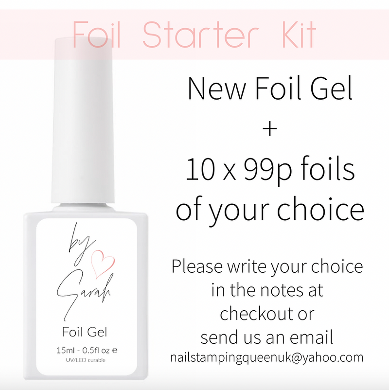 Foil Starter Kit - includes Foil Gel & 10 foils of your choice