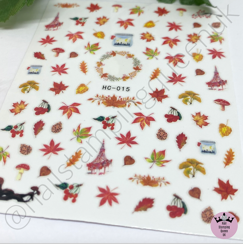 Autumn Leaf Stickers