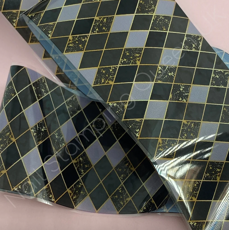 Black Tiles Transfer Foil