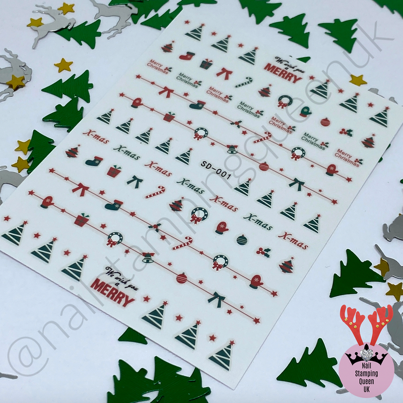 Christmas Bunting! Stickers