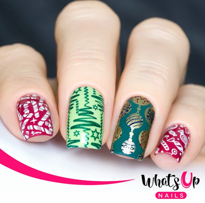 Whats Up Nails Sweater Weather Stamping Plate