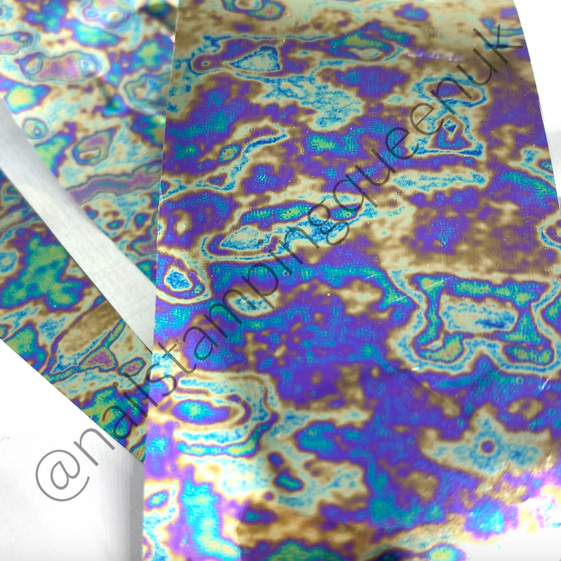 Oil Slick Transfer Foil