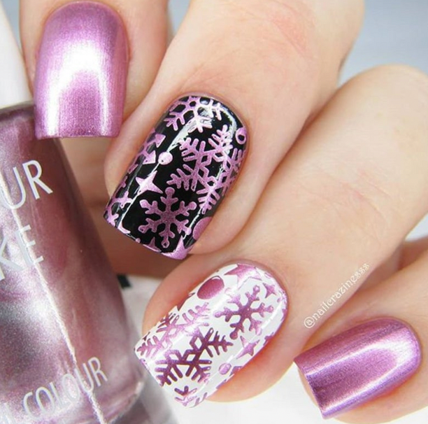 Lilac Pink Stamping Polish - Colour Alike