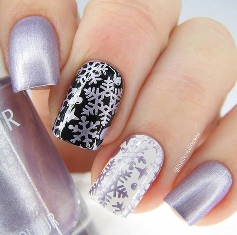 Crocus Petal Purple Stamping Polish - Colour Alike