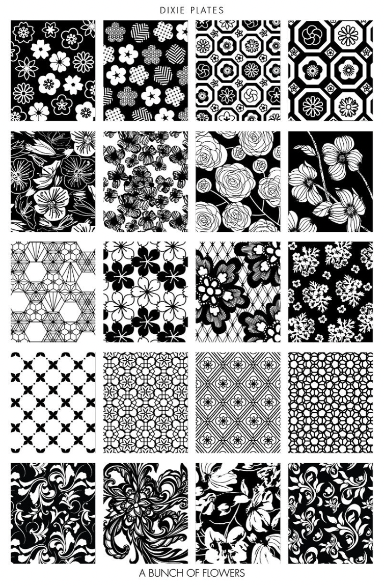 Dixie Plate Bunch of Flowers