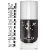 Chrome "Jet Black" Stamping Polish - Colour Alike