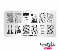 Whats Up Nails Eeks and Screams Stamping Plate