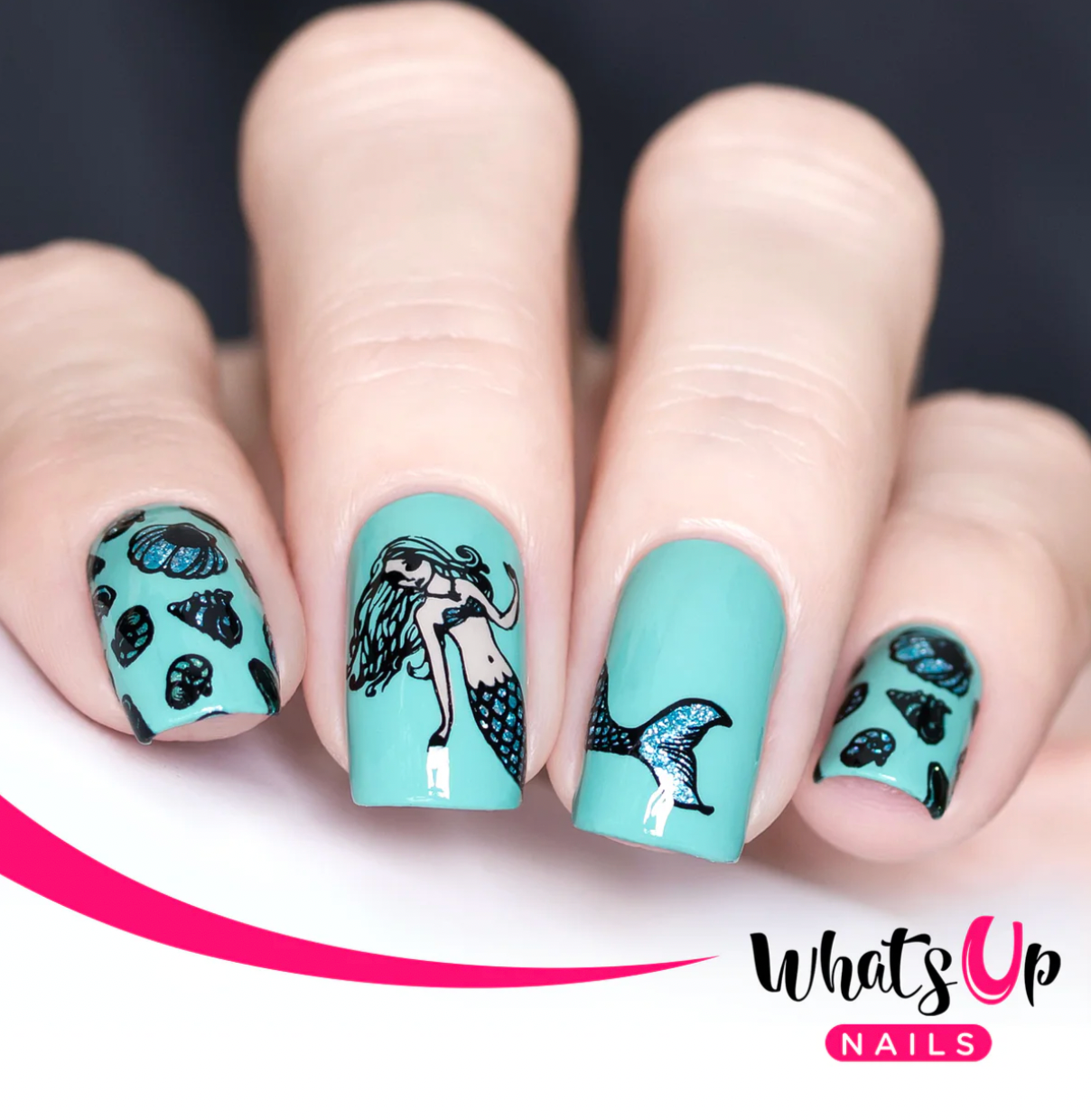 Whats Up Nails Lost at Sea Stamping Plate