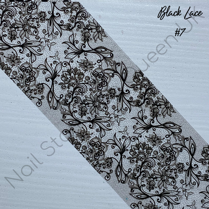 Black Lace Transfer Foil Collection