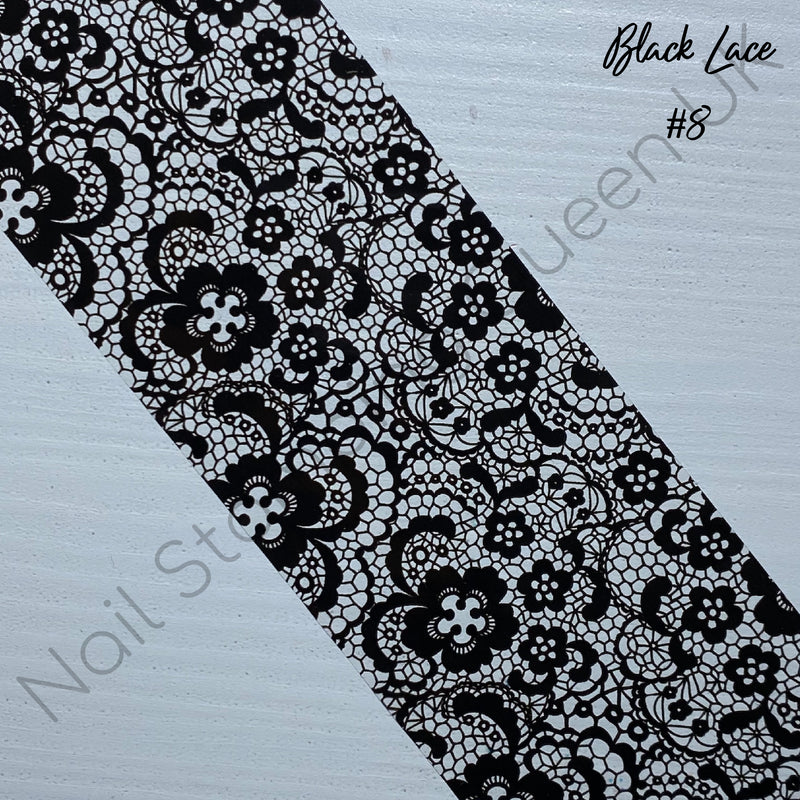 Black Lace Transfer Foil Collection