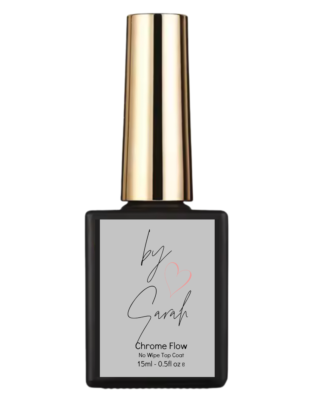 by Sarah Chrome Flow No Wipe Top Coat