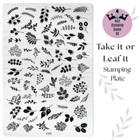 Take it or Leaf it Stamping Plate