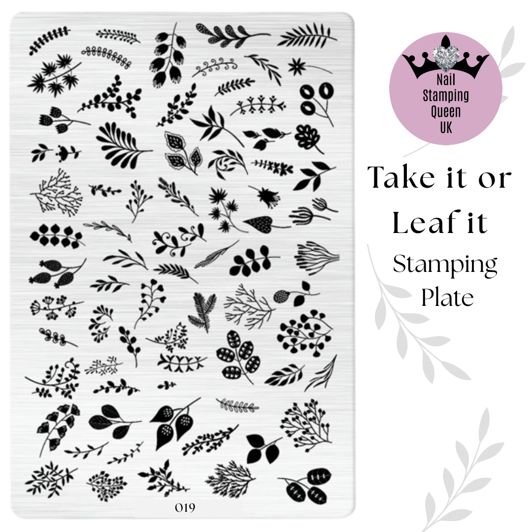 Take it or Leaf it Stamping Plate